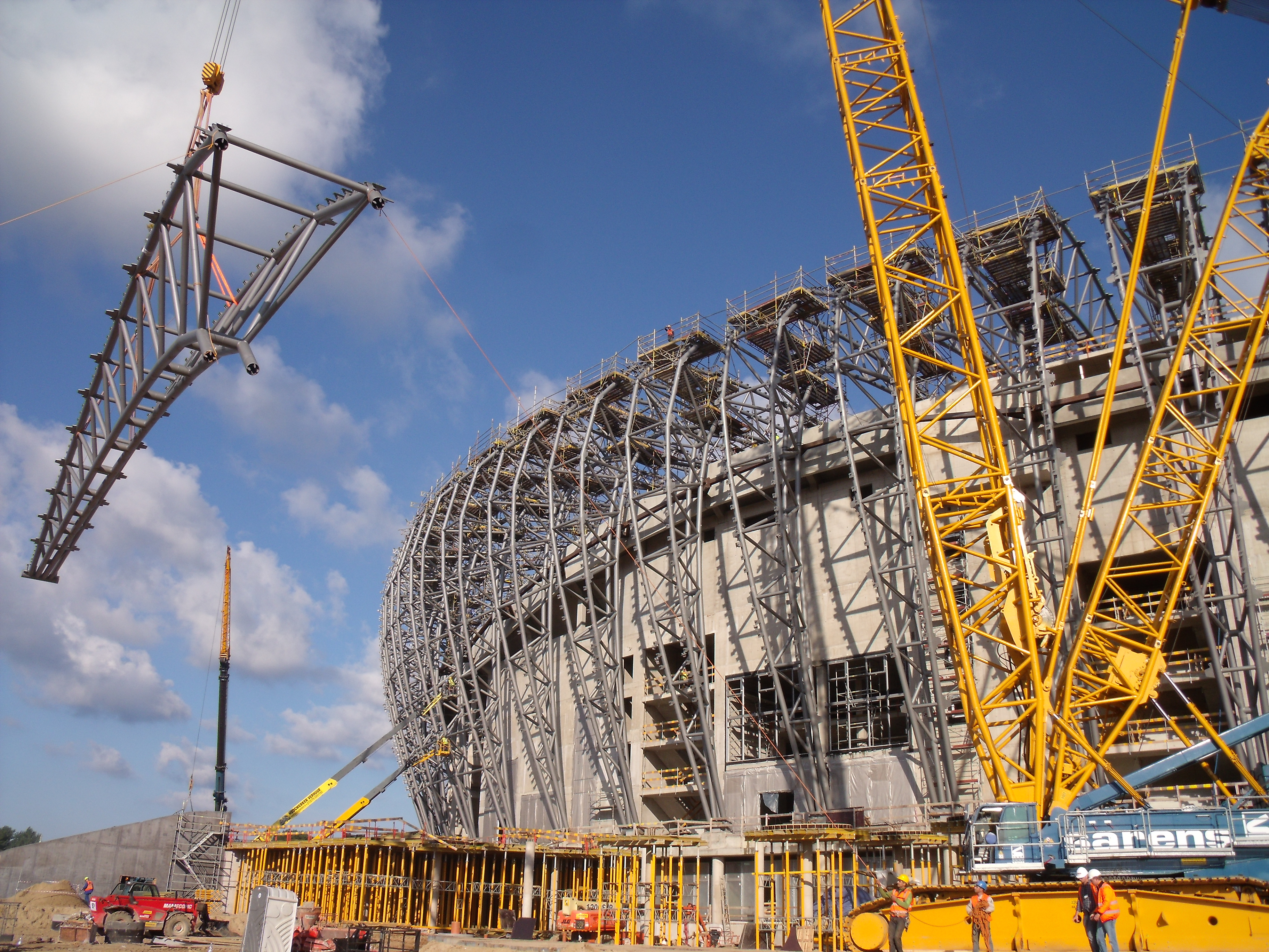 Polsat Arena, Gdańsk stadion, Lechia Gdańsk, fotografia budowlana, MARTIFER, fotograf przemysłowy, fotograf budowlany, zdjęcia dla firm, fotografia biznesowa, zdjęcia z budowy, fotografia reklamowa, zdjęcia reklamowe, construction worker, construction photographer, industrial photographer