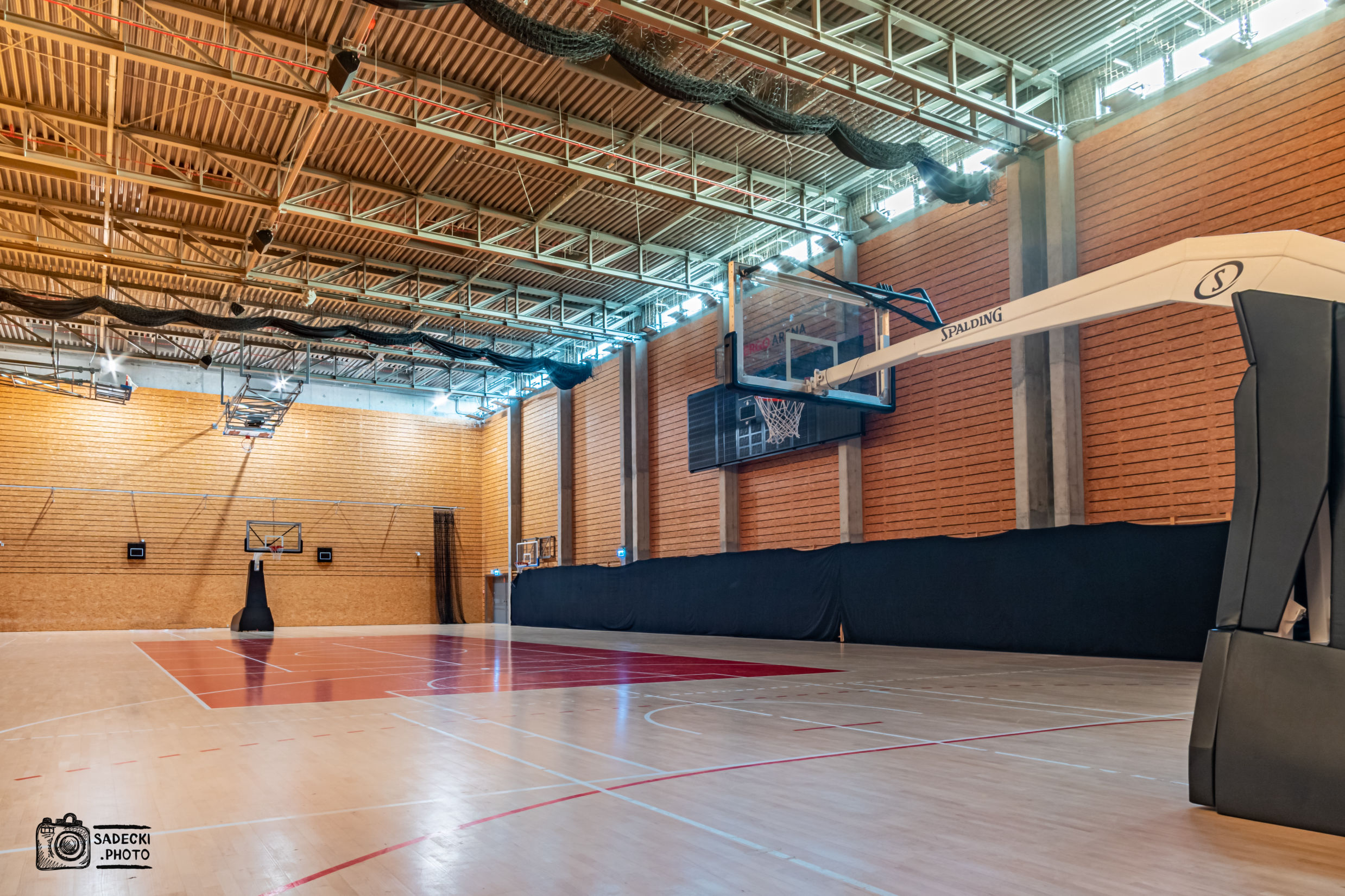 ERGO ARENA, fotografia wnętrz, zdjęcia dla firm, Michał Sadecki, fotografia przemysłowa